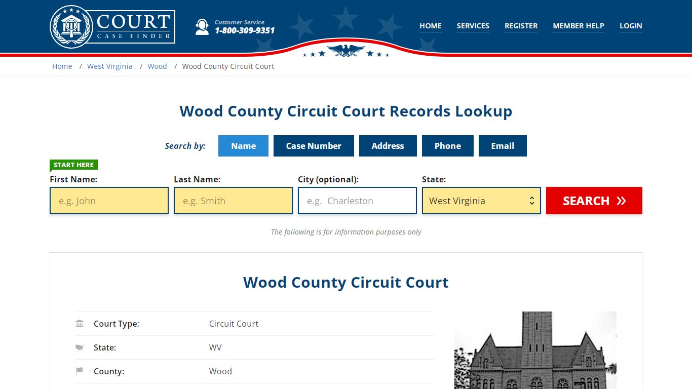 Wood County Circuit Court Records Lookup - CourtCaseFinder.com